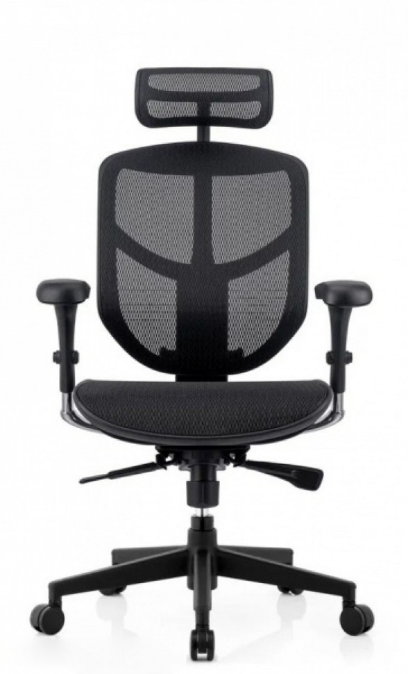 Кресло FALTO ENJOY  PROJECT 2 ( Чёрный каркас /сетка чёрный W09-01  /крестовина металл)