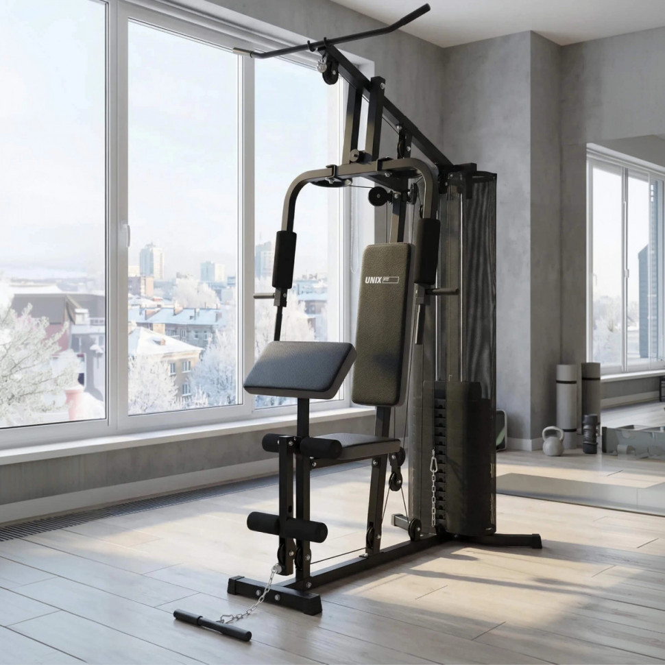 Силовой комплекс UNIX Fit BLOCK 70, Вес стека 70 кг